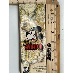 Disney Time Works “The Aviator” Mickey Mouse Watch Case Vintage Collectible